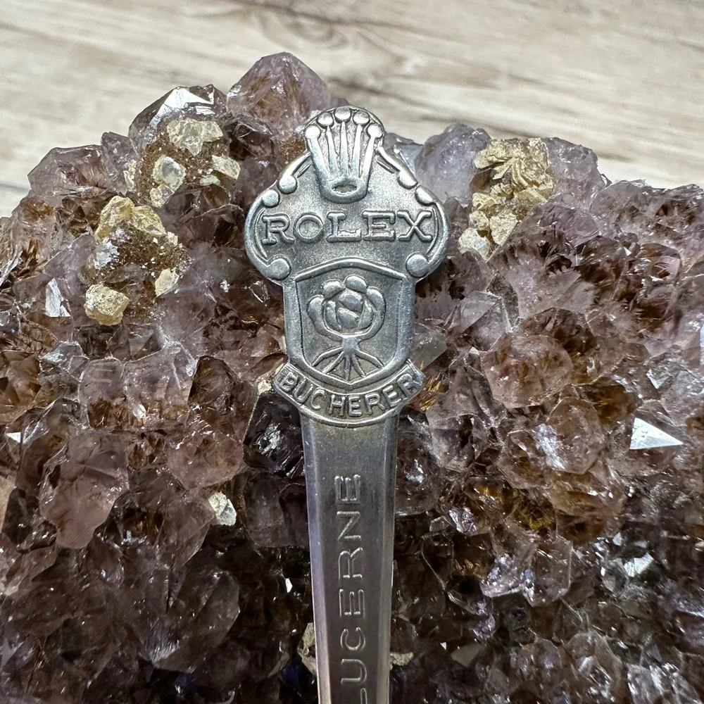 Antique Vintage Rolex Watch Collectable Spoon Bucherer Of Switzerland Geneve